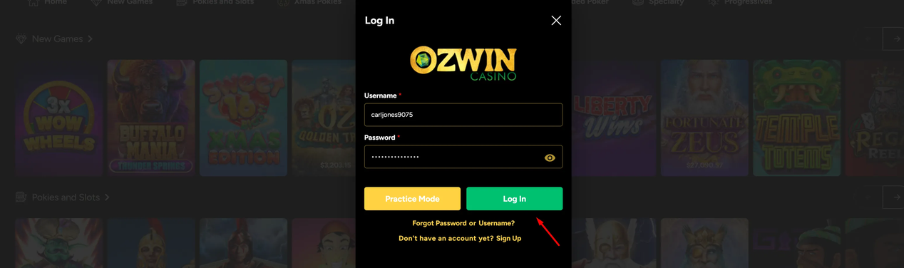 ozwin casino Gameplay
