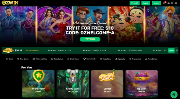 ozwin casino Gameplay